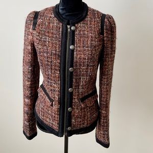 FREE PEOPLE Boucle Jacket (Wool/Polyester Blend)